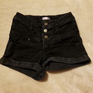 High-waisted shorts